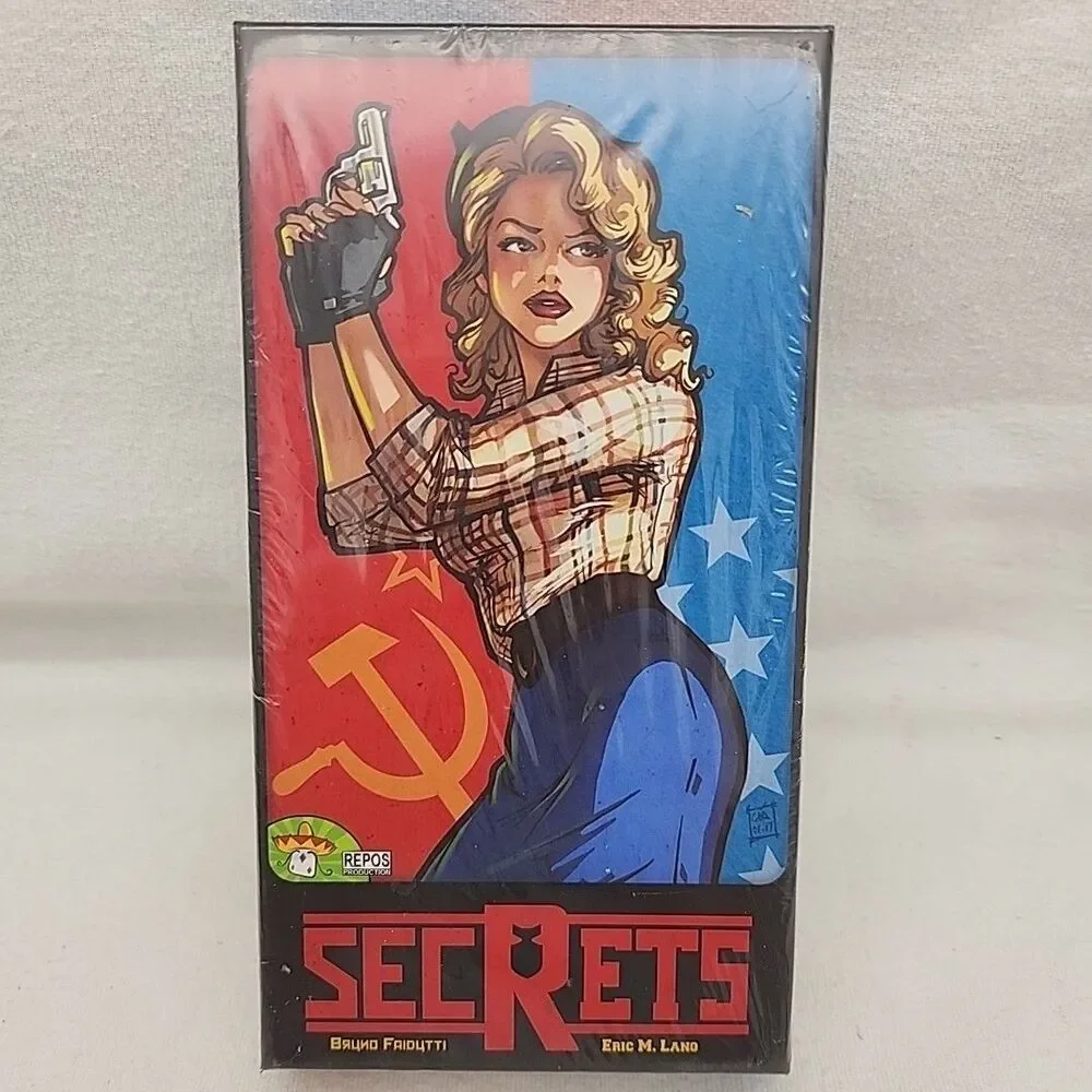 Game Secrets Card Repos Production Eric M. Land Cold War Spy Board Bluff NEW